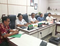 Sekwan Baru Pimpin Rapat Koordinasi dan Lepas Sambut di Sekretariat DPRD