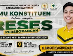Anggota DPRD Luwu Timur dr. Bangkit Revormansyah Gelar Reses di Desa Balantang 14 Agustus