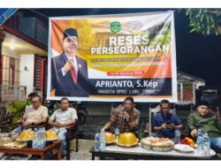 Aprianto Sapa Warga Kalpataru, Serap Aspirasi Lewat Reses Perseorangan DPRD Luwu Timur